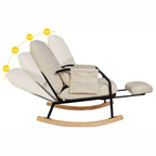KORVEN – Reclining Corduroy Rocking Chair