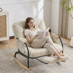 KORVEN – Reclining Corduroy Rocking Chair