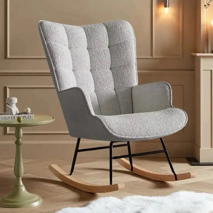 NUBELIA – High Back Teddy Rocking Chair