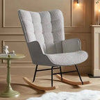 NUBELIA – High Back Teddy Rocking Chair