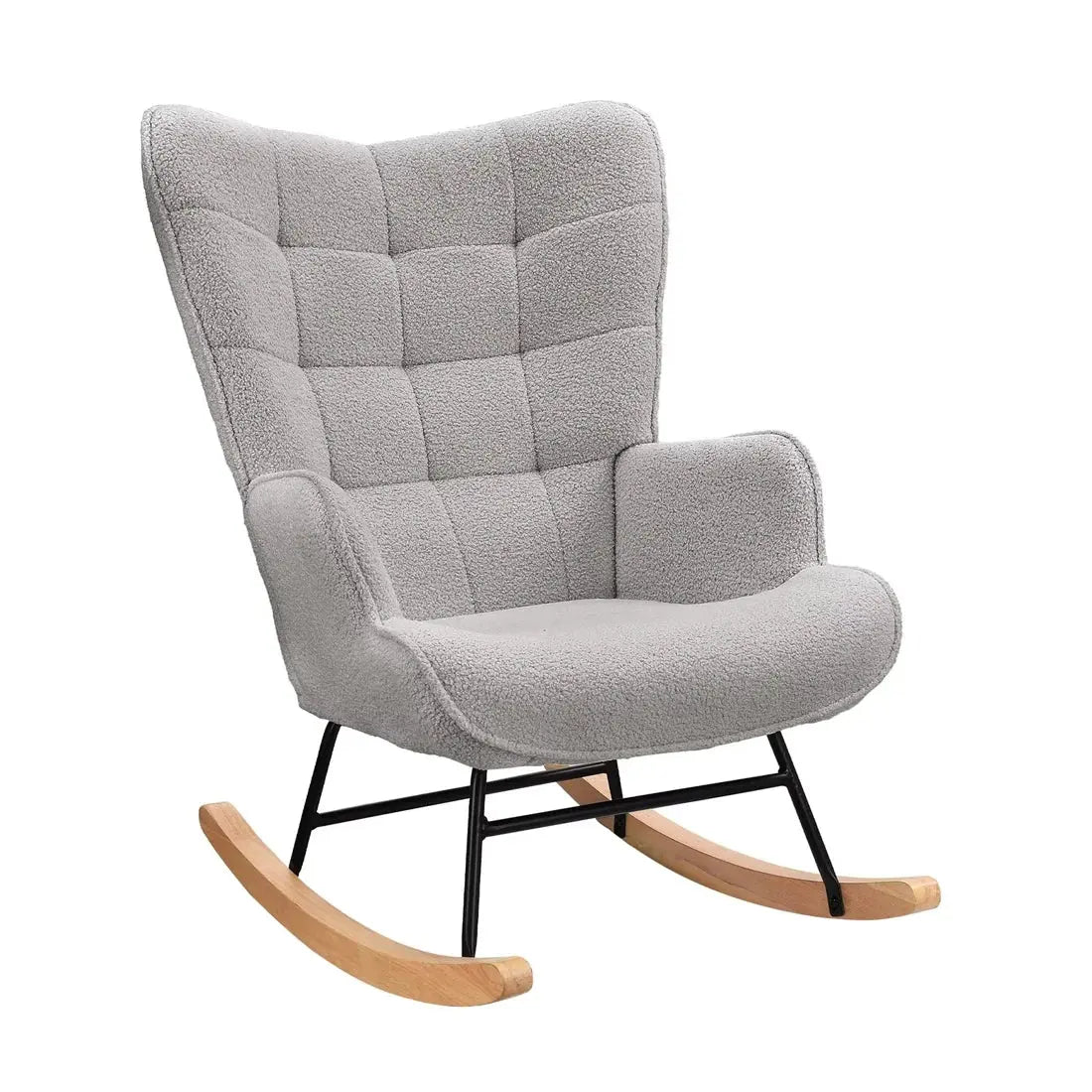 NUBELIA – High Back Teddy Rocking Chair