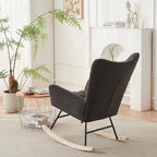 LUMIO – High Back Bouclé Nursing Chair