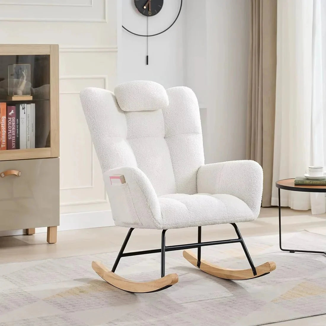 ROVKA – Comfortable Teddy Rocking Chair
