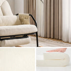KORVEN – Reclining Corduroy Rocking Chair