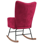 MOLVIK – Ultra-Comfortable Padded Velvet Rocking Chair