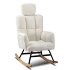 NORKA – Ultra-Soft Rocking Chair with Headrest & Armrests