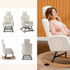 NORKA – Ultra-Soft Rocking Chair with Headrest & Armrests
