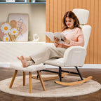 NORKA – Ultra-Soft Rocking Chair with Headrest & Armrests